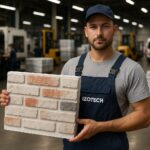 Cărămidă aparentă albă pentru fatade Berliner Estima detalii